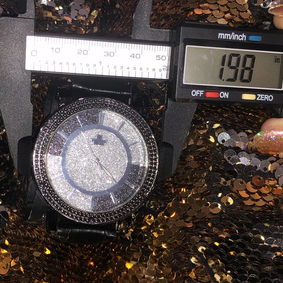 Real diamond luxury watch for men, best gift for him, real, NOT CZ Not Lab Made - Picture 3 of 7